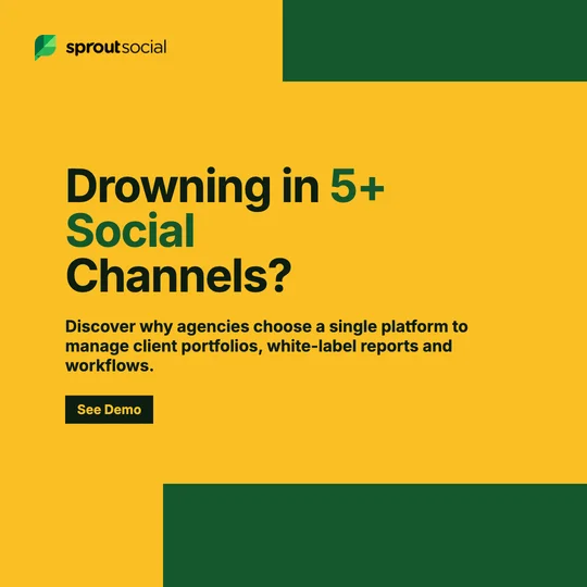 Ad example for sproutsocial.com